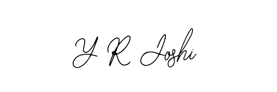 Similarly Bearetta-2O07w is the best handwritten signature design. Signature creator online .You can use it as an online autograph creator for name Y R Joshi. Y R Joshi signature style 12 images and pictures png