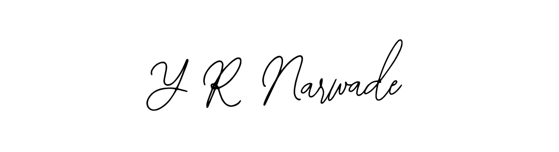Also You can easily find your signature by using the search form. We will create Y R Narwade name handwritten signature images for you free of cost using Bearetta-2O07w sign style. Y R Narwade signature style 12 images and pictures png