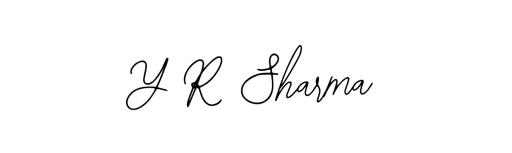 Create a beautiful signature design for name Y R Sharma. With this signature (Bearetta-2O07w) fonts, you can make a handwritten signature for free. Y R Sharma signature style 12 images and pictures png