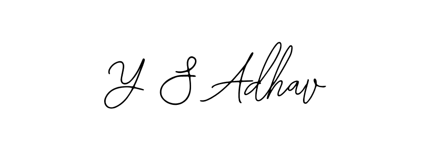 Make a beautiful signature design for name Y S Adhav. Use this online signature maker to create a handwritten signature for free. Y S Adhav signature style 12 images and pictures png