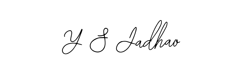 Also we have Y S Jadhao name is the best signature style. Create professional handwritten signature collection using Bearetta-2O07w autograph style. Y S Jadhao signature style 12 images and pictures png