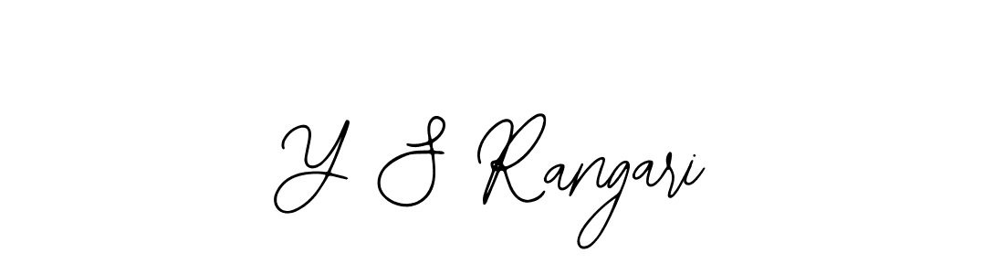 The best way (Bearetta-2O07w) to make a short signature is to pick only two or three words in your name. The name Y S Rangari include a total of six letters. For converting this name. Y S Rangari signature style 12 images and pictures png