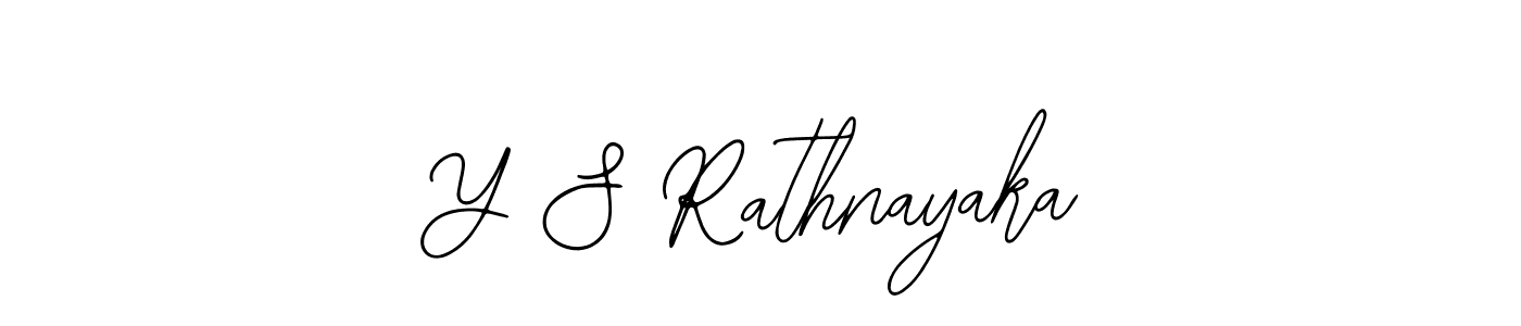 Use a signature maker to create a handwritten signature online. With this signature software, you can design (Bearetta-2O07w) your own signature for name Y S Rathnayaka. Y S Rathnayaka signature style 12 images and pictures png