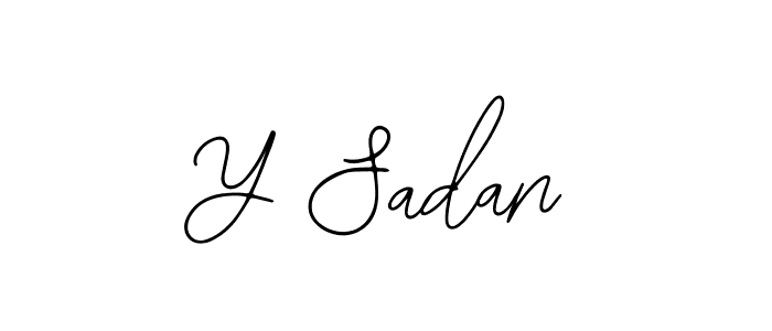 Similarly Bearetta-2O07w is the best handwritten signature design. Signature creator online .You can use it as an online autograph creator for name Y Sadan. Y Sadan signature style 12 images and pictures png