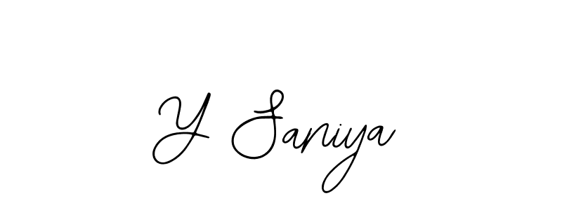 Similarly Bearetta-2O07w is the best handwritten signature design. Signature creator online .You can use it as an online autograph creator for name Y Saniya. Y Saniya signature style 12 images and pictures png