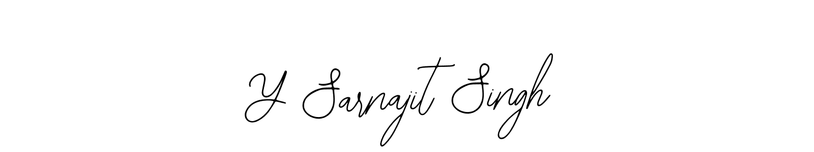 Also You can easily find your signature by using the search form. We will create Y Sarnajit Singh name handwritten signature images for you free of cost using Bearetta-2O07w sign style. Y Sarnajit Singh signature style 12 images and pictures png