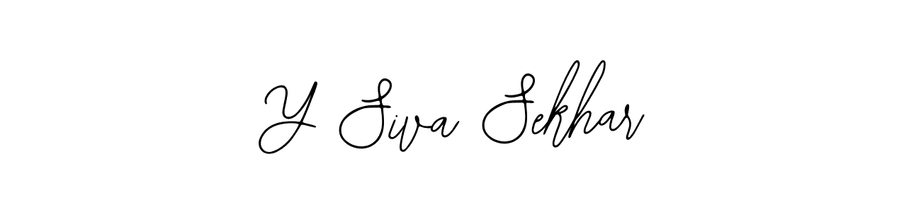 Create a beautiful signature design for name Y Siva Sekhar. With this signature (Bearetta-2O07w) fonts, you can make a handwritten signature for free. Y Siva Sekhar signature style 12 images and pictures png