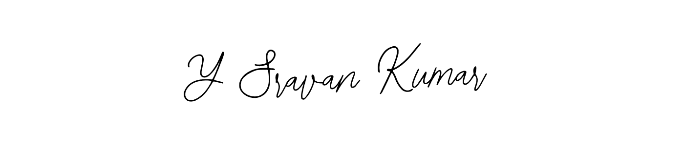 Y Sravan Kumar stylish signature style. Best Handwritten Sign (Bearetta-2O07w) for my name. Handwritten Signature Collection Ideas for my name Y Sravan Kumar. Y Sravan Kumar signature style 12 images and pictures png