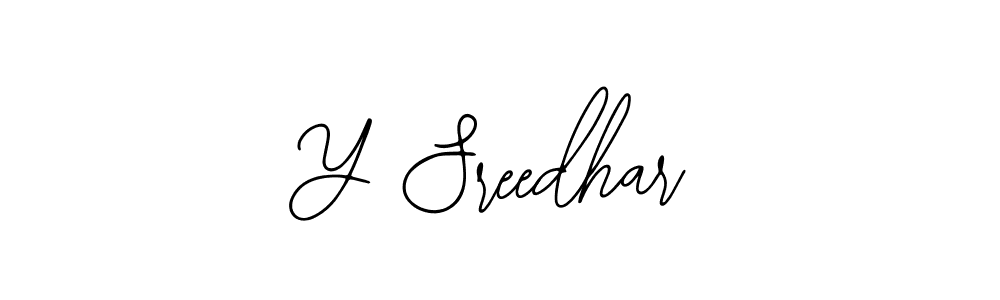 Use a signature maker to create a handwritten signature online. With this signature software, you can design (Bearetta-2O07w) your own signature for name Y Sreedhar. Y Sreedhar signature style 12 images and pictures png