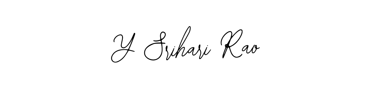 Make a beautiful signature design for name Y Srihari Rao. With this signature (Bearetta-2O07w) style, you can create a handwritten signature for free. Y Srihari Rao signature style 12 images and pictures png