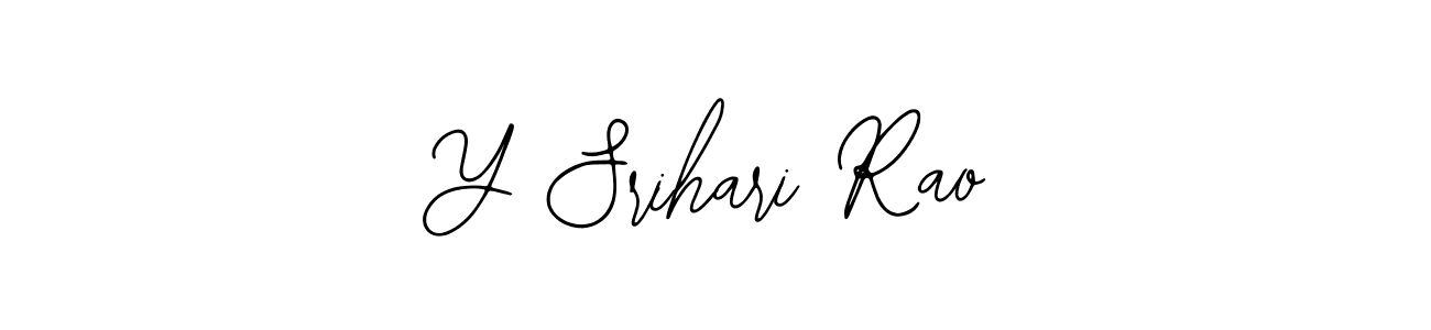 How to make Y Srihari Rao name signature. Use Bearetta-2O07w style for creating short signs online. This is the latest handwritten sign. Y Srihari Rao signature style 12 images and pictures png