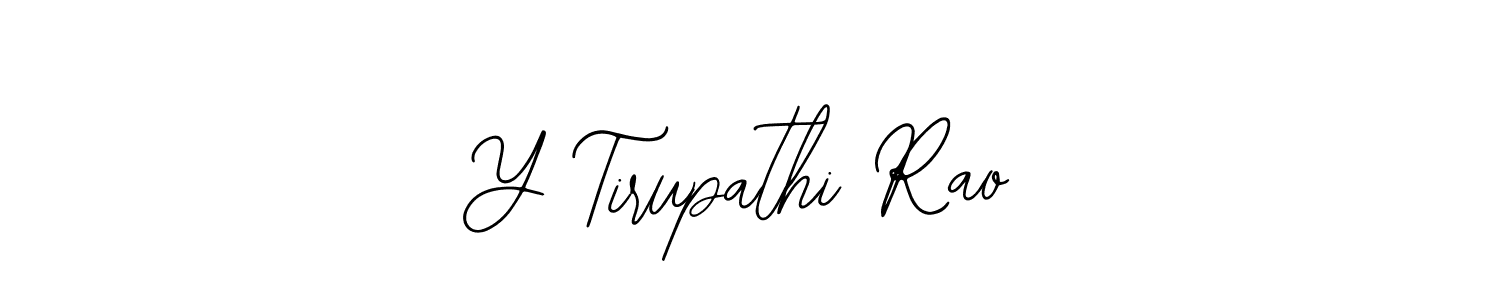 Also we have Y Tirupathi Rao name is the best signature style. Create professional handwritten signature collection using Bearetta-2O07w autograph style. Y Tirupathi Rao signature style 12 images and pictures png