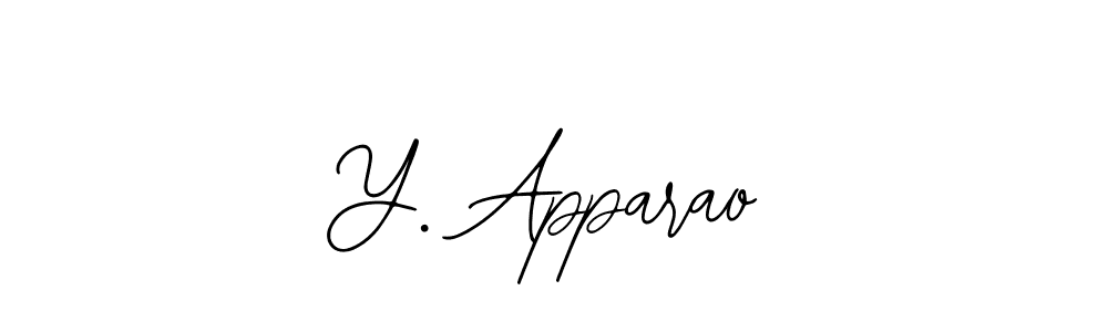 Similarly Bearetta-2O07w is the best handwritten signature design. Signature creator online .You can use it as an online autograph creator for name Y. Apparao. Y. Apparao signature style 12 images and pictures png