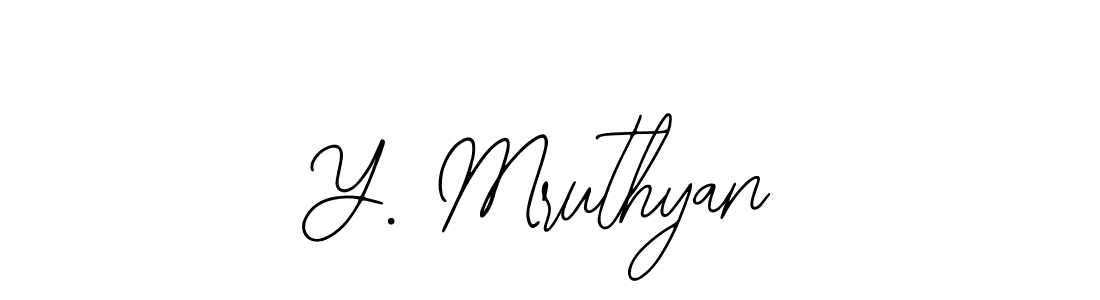 Make a beautiful signature design for name Y. Mruthyan. Use this online signature maker to create a handwritten signature for free. Y. Mruthyan signature style 12 images and pictures png