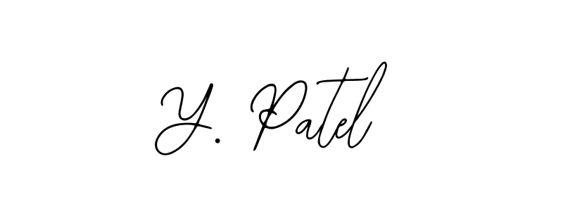 Check out images of Autograph of Y. Patel name. Actor Y. Patel Signature Style. Bearetta-2O07w is a professional sign style online. Y. Patel signature style 12 images and pictures png