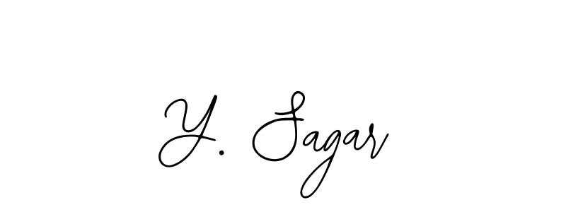 if you are searching for the best signature style for your name Y. Sagar. so please give up your signature search. here we have designed multiple signature styles  using Bearetta-2O07w. Y. Sagar signature style 12 images and pictures png