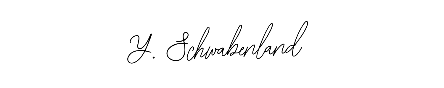 Y. Schwabenland stylish signature style. Best Handwritten Sign (Bearetta-2O07w) for my name. Handwritten Signature Collection Ideas for my name Y. Schwabenland. Y. Schwabenland signature style 12 images and pictures png