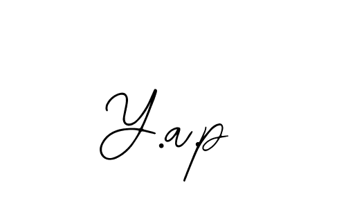 Also we have Y.a.p name is the best signature style. Create professional handwritten signature collection using Bearetta-2O07w autograph style. Y.a.p signature style 12 images and pictures png