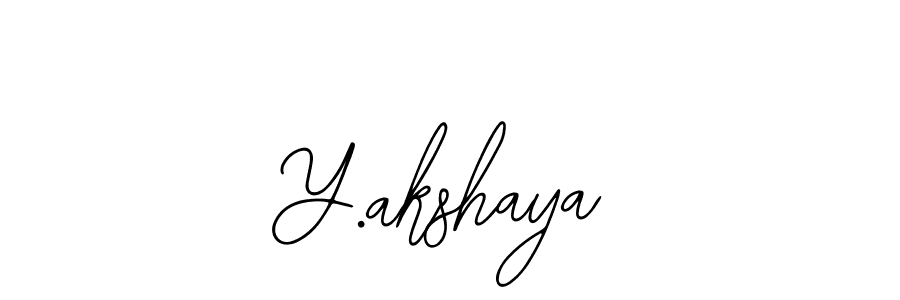 Use a signature maker to create a handwritten signature online. With this signature software, you can design (Bearetta-2O07w) your own signature for name Y.akshaya. Y.akshaya signature style 12 images and pictures png