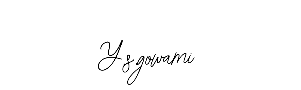 See photos of Y.s.gowami official signature by Spectra . Check more albums & portfolios. Read reviews & check more about Bearetta-2O07w font. Y.s.gowami signature style 12 images and pictures png