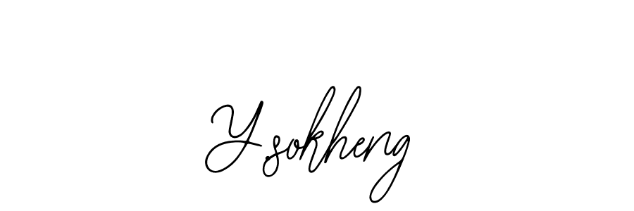 The best way (Bearetta-2O07w) to make a short signature is to pick only two or three words in your name. The name Y.sokheng include a total of six letters. For converting this name. Y.sokheng signature style 12 images and pictures png