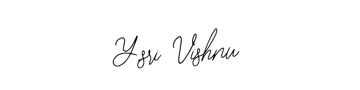 Use a signature maker to create a handwritten signature online. With this signature software, you can design (Bearetta-2O07w) your own signature for name Y.sri Vishnu. Y.sri Vishnu signature style 12 images and pictures png