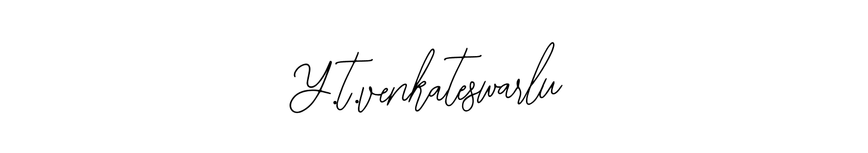 This is the best signature style for the Y.t.venkateswarlu name. Also you like these signature font (Bearetta-2O07w). Mix name signature. Y.t.venkateswarlu signature style 12 images and pictures png