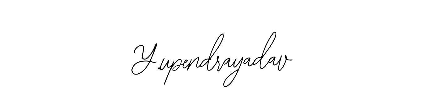 This is the best signature style for the Y.upendrayadav name. Also you like these signature font (Bearetta-2O07w). Mix name signature. Y.upendrayadav signature style 12 images and pictures png