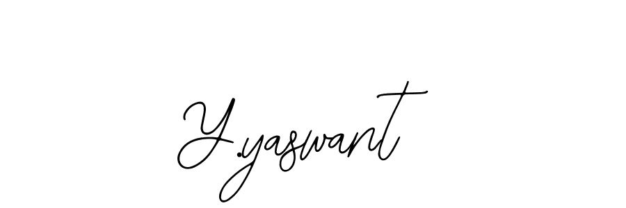 Y.yaswant stylish signature style. Best Handwritten Sign (Bearetta-2O07w) for my name. Handwritten Signature Collection Ideas for my name Y.yaswant. Y.yaswant signature style 12 images and pictures png