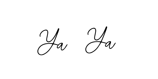 How to make Ya  Ya signature? Bearetta-2O07w is a professional autograph style. Create handwritten signature for Ya  Ya name. Ya  Ya signature style 12 images and pictures png