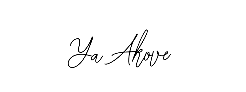 Make a short Ya Akove signature style. Manage your documents anywhere anytime using Bearetta-2O07w. Create and add eSignatures, submit forms, share and send files easily. Ya Akove signature style 12 images and pictures png