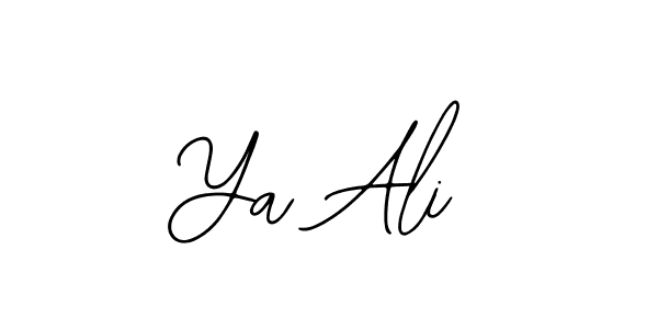 Ya Ali stylish signature style. Best Handwritten Sign (Bearetta-2O07w) for my name. Handwritten Signature Collection Ideas for my name Ya Ali. Ya Ali signature style 12 images and pictures png