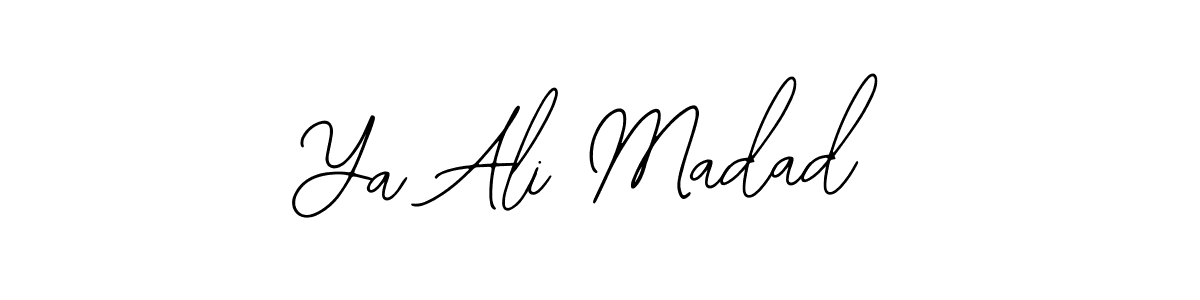 Ya Ali Madad stylish signature style. Best Handwritten Sign (Bearetta-2O07w) for my name. Handwritten Signature Collection Ideas for my name Ya Ali Madad. Ya Ali Madad signature style 12 images and pictures png