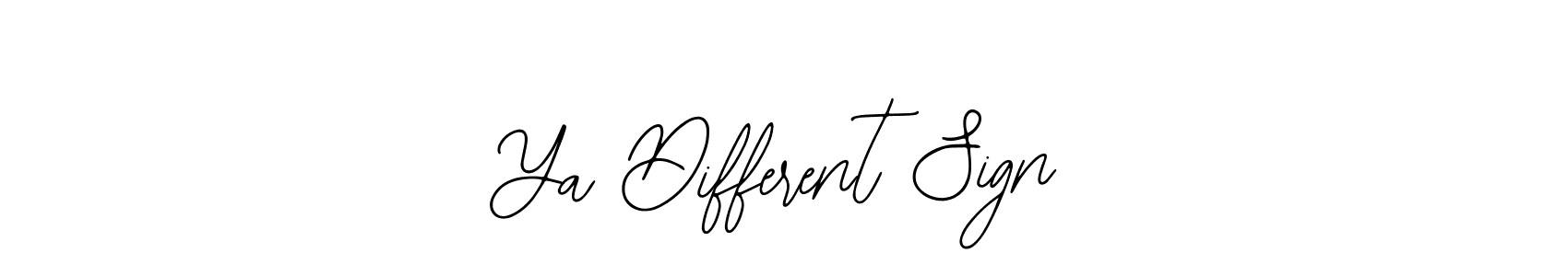 It looks lik you need a new signature style for name Ya Different Sign. Design unique handwritten (Bearetta-2O07w) signature with our free signature maker in just a few clicks. Ya Different Sign signature style 12 images and pictures png