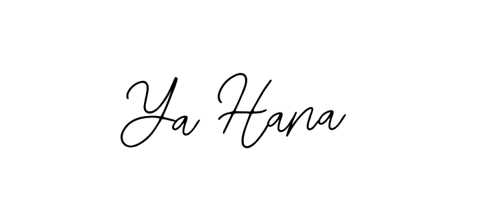 You can use this online signature creator to create a handwritten signature for the name Ya Hana. This is the best online autograph maker. Ya Hana signature style 12 images and pictures png