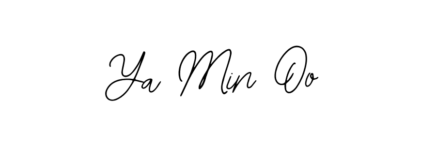 Bearetta-2O07w is a professional signature style that is perfect for those who want to add a touch of class to their signature. It is also a great choice for those who want to make their signature more unique. Get Ya Min Oo name to fancy signature for free. Ya Min Oo signature style 12 images and pictures png