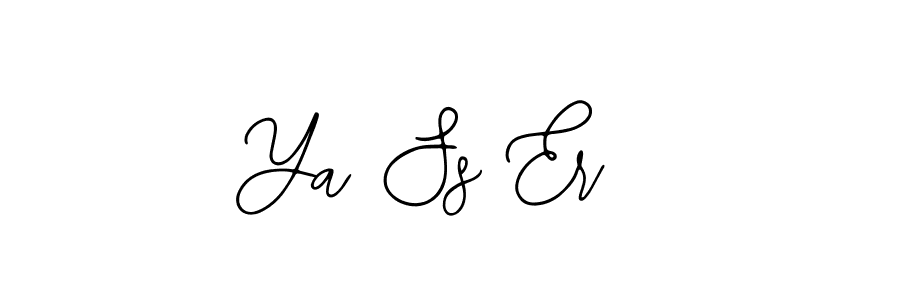 Make a beautiful signature design for name Ya Ss Er . With this signature (Bearetta-2O07w) style, you can create a handwritten signature for free. Ya Ss Er  signature style 12 images and pictures png