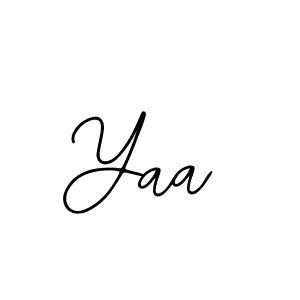 Make a beautiful signature design for name Yaa. Use this online signature maker to create a handwritten signature for free. Yaa signature style 12 images and pictures png