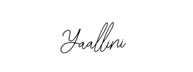 Use a signature maker to create a handwritten signature online. With this signature software, you can design (Bearetta-2O07w) your own signature for name Yaallini. Yaallini signature style 12 images and pictures png