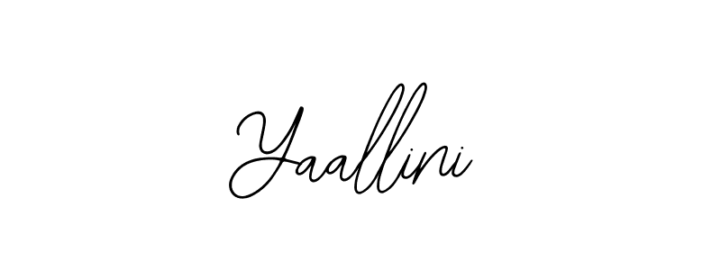 Use a signature maker to create a handwritten signature online. With this signature software, you can design (Bearetta-2O07w) your own signature for name Yaallini. Yaallini signature style 12 images and pictures png