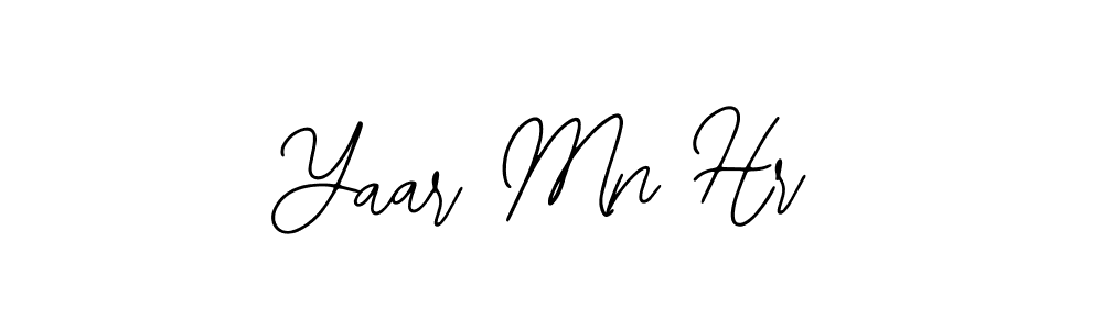 It looks lik you need a new signature style for name Yaar Mn Hr. Design unique handwritten (Bearetta-2O07w) signature with our free signature maker in just a few clicks. Yaar Mn Hr signature style 12 images and pictures png