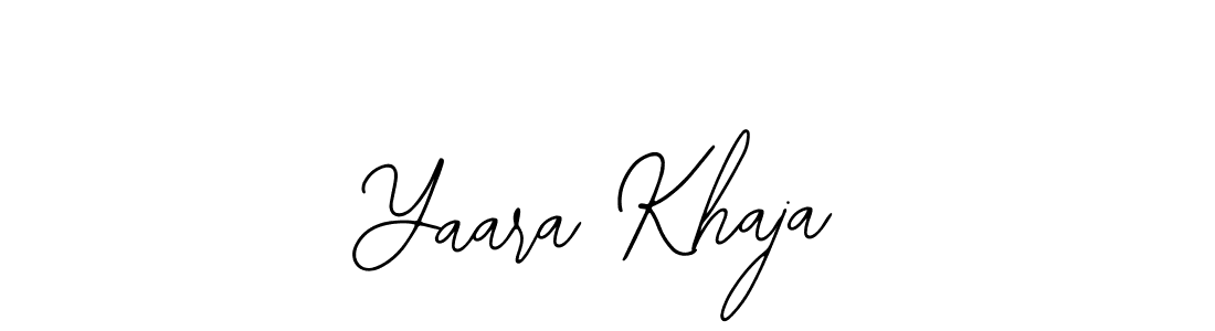 Create a beautiful signature design for name Yaara Khaja. With this signature (Bearetta-2O07w) fonts, you can make a handwritten signature for free. Yaara Khaja signature style 12 images and pictures png