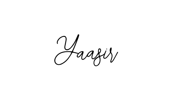 How to make Yaasir signature? Bearetta-2O07w is a professional autograph style. Create handwritten signature for Yaasir name. Yaasir signature style 12 images and pictures png
