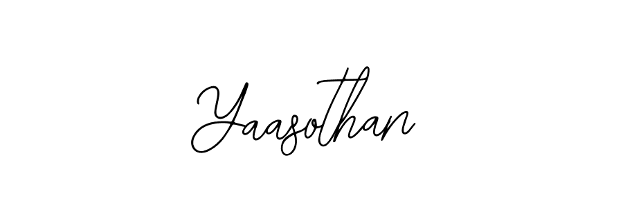 Also we have Yaasothan name is the best signature style. Create professional handwritten signature collection using Bearetta-2O07w autograph style. Yaasothan signature style 12 images and pictures png