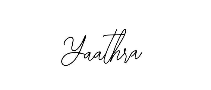 Yaathra stylish signature style. Best Handwritten Sign (Bearetta-2O07w) for my name. Handwritten Signature Collection Ideas for my name Yaathra. Yaathra signature style 12 images and pictures png