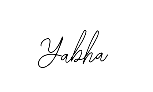 You should practise on your own different ways (Bearetta-2O07w) to write your name (Yabha) in signature. don't let someone else do it for you. Yabha signature style 12 images and pictures png