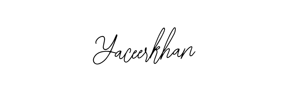 How to make Yaceerkhan name signature. Use Bearetta-2O07w style for creating short signs online. This is the latest handwritten sign. Yaceerkhan signature style 12 images and pictures png