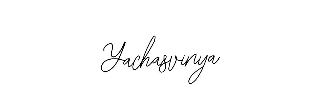 Design your own signature with our free online signature maker. With this signature software, you can create a handwritten (Bearetta-2O07w) signature for name Yachasvinya. Yachasvinya signature style 12 images and pictures png