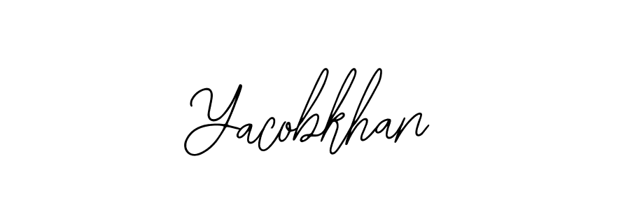 Yacobkhan stylish signature style. Best Handwritten Sign (Bearetta-2O07w) for my name. Handwritten Signature Collection Ideas for my name Yacobkhan. Yacobkhan signature style 12 images and pictures png