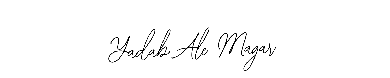 Create a beautiful signature design for name Yadab Ale Magar. With this signature (Bearetta-2O07w) fonts, you can make a handwritten signature for free. Yadab Ale Magar signature style 12 images and pictures png
